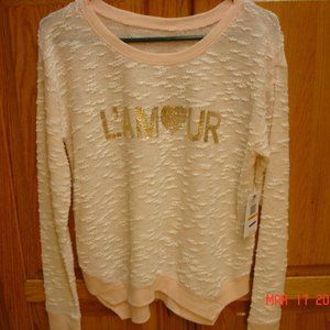 NEW WMN'S JESSICA SIMPSON L'AMOUR CHARISSE BLOUSE